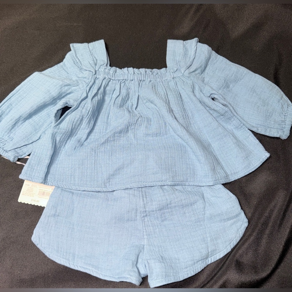 Cloud Island Top and Shorts Set